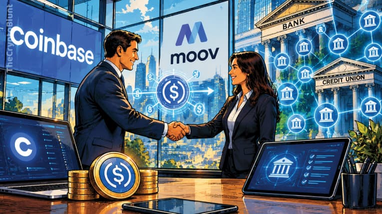 Coinbase-Moov Deal Brings Stablecoins to 1,000+ Banks and Credit Unions