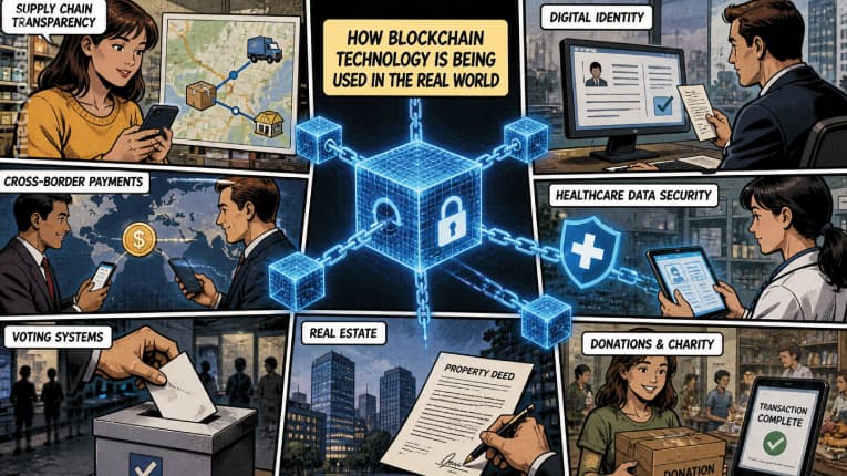 How Blockchain Technology Is Being Used in the Real World